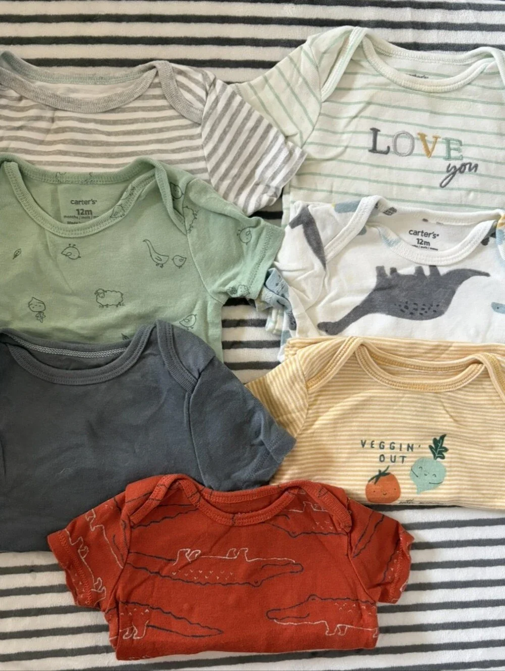 Mostly Carter's Short & Long Sleeve Bodysuits, Pants + Bundle